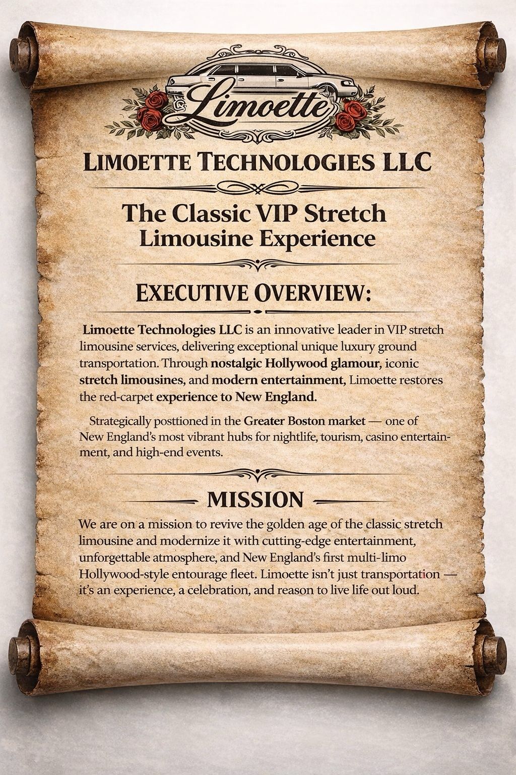 Limoette Technologies executive overview parchment