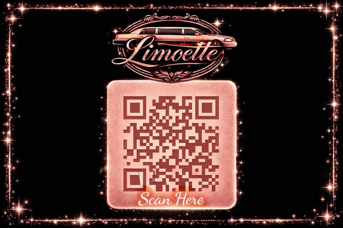 Limoette QR scan here reservation object